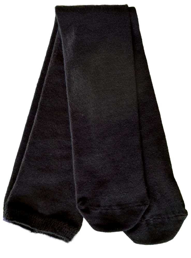 Svarta knästrumpor av bambu från Kilde, för vuxna