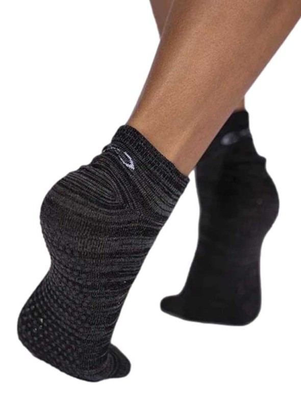 Bambustrumpor med halkskydd i silikon, grå