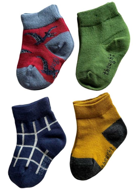 Baby bambustrumpor 0-12 månader 4 pack
