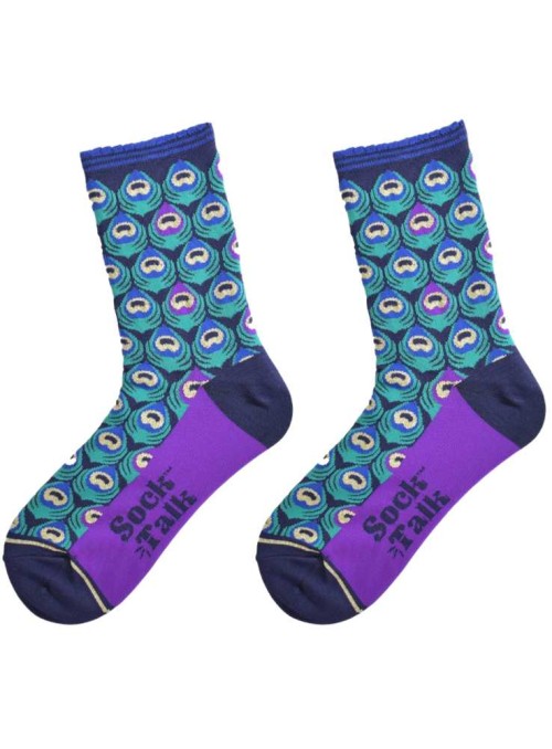 Bambustrumpor Peacock, dam, från Sock Talk