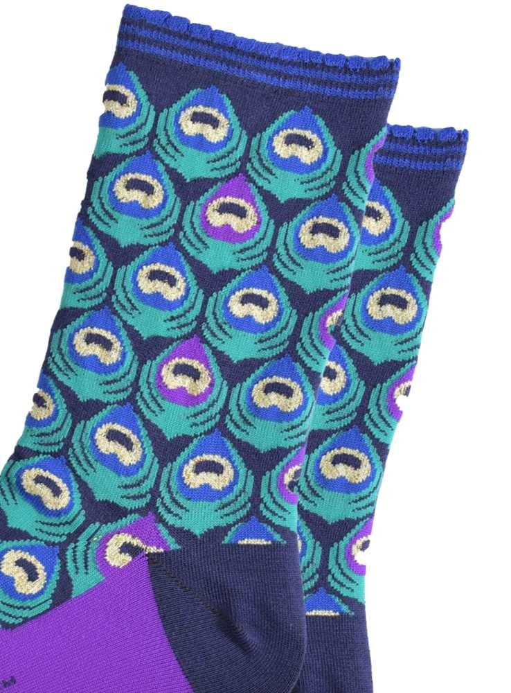 Bambustrumpor Peacock, dam, från Sock Talk