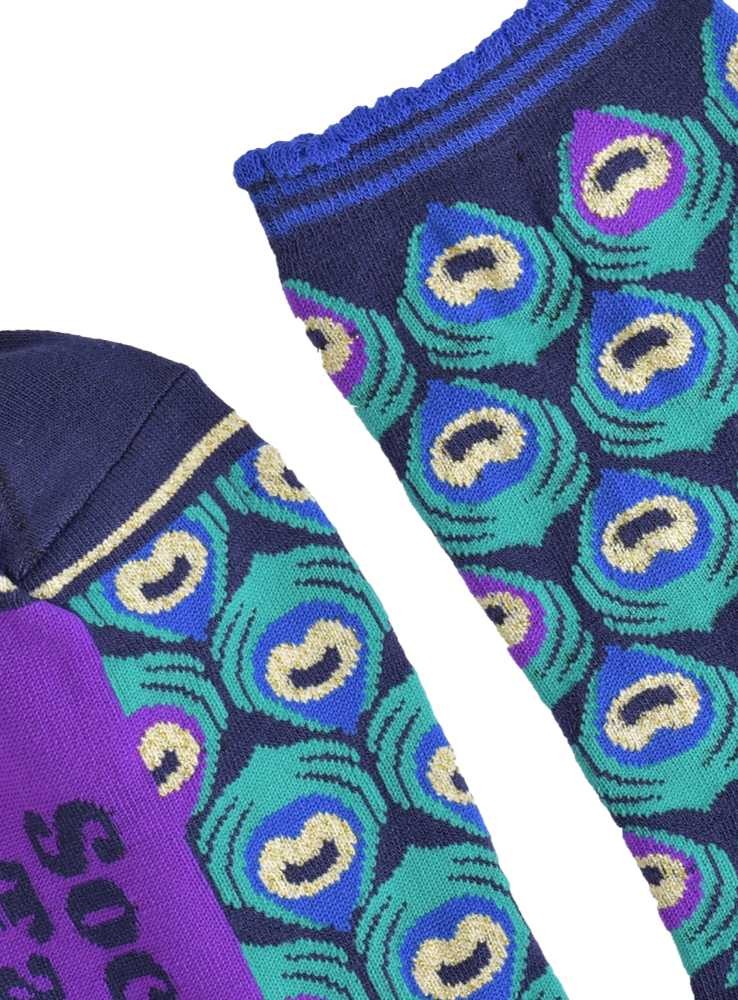 Bambustrumpor Peacock, dam, från Sock Talk