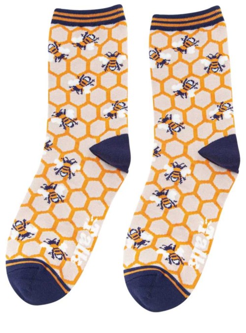 Bambustrumpor honungsbi, dam, från Sock Talk