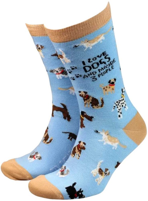 Bambustrumpor herr I Love Dogs