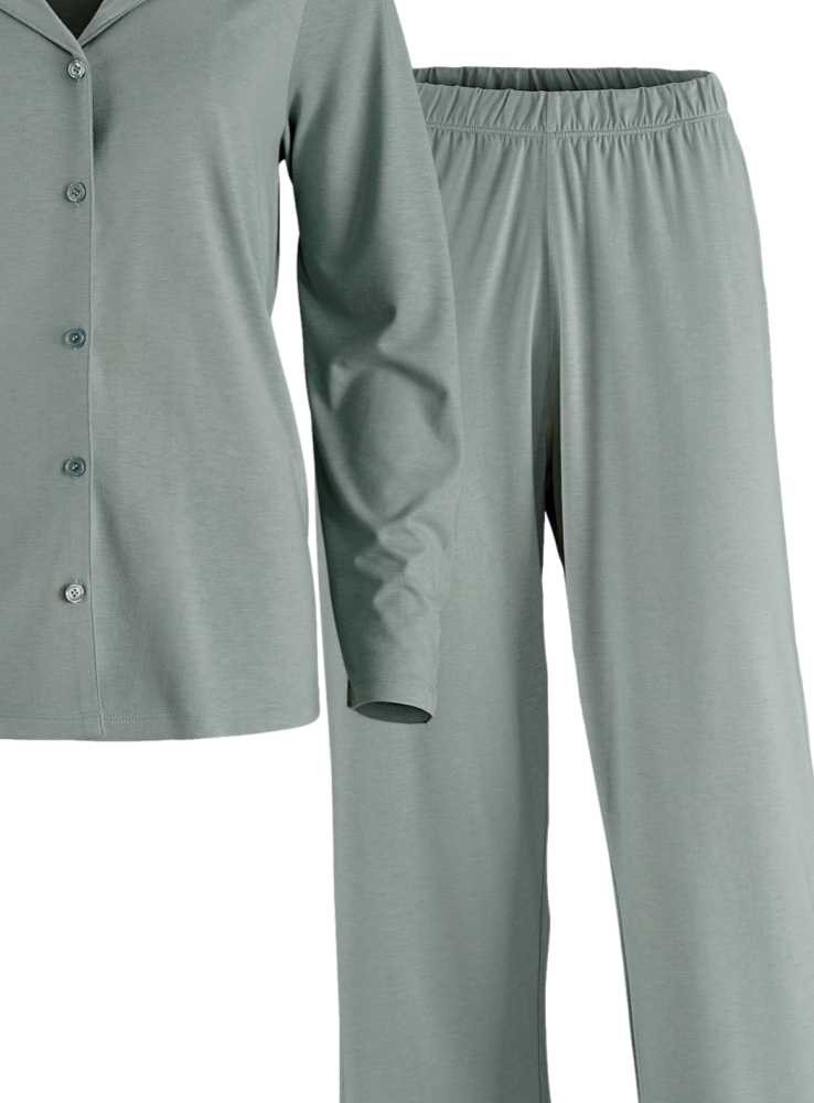 Pyjamaset i bambu, nattlinne och byxor