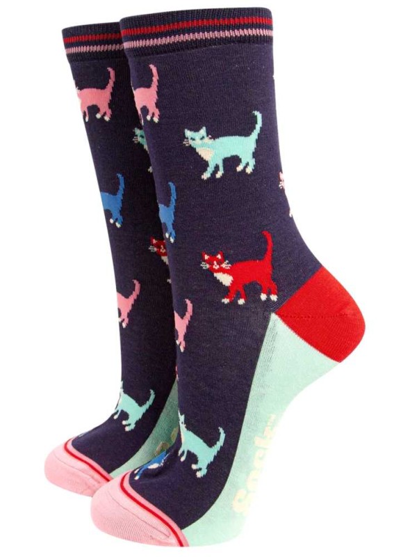 Bambustrumpor Katter, dam, från Sock Talk