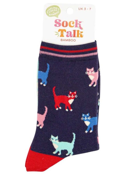 Bambustrumpor Katter, dam, från Sock Talk