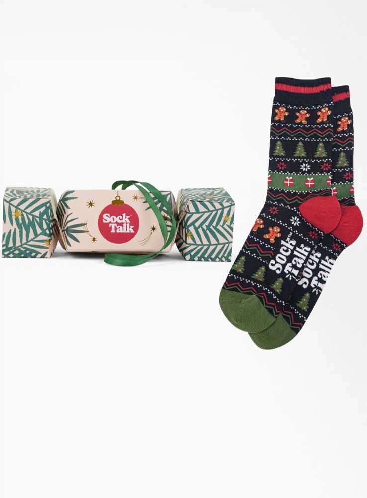 Bambusockor i presentask, julgransprydnader, herr, från Sock Talk