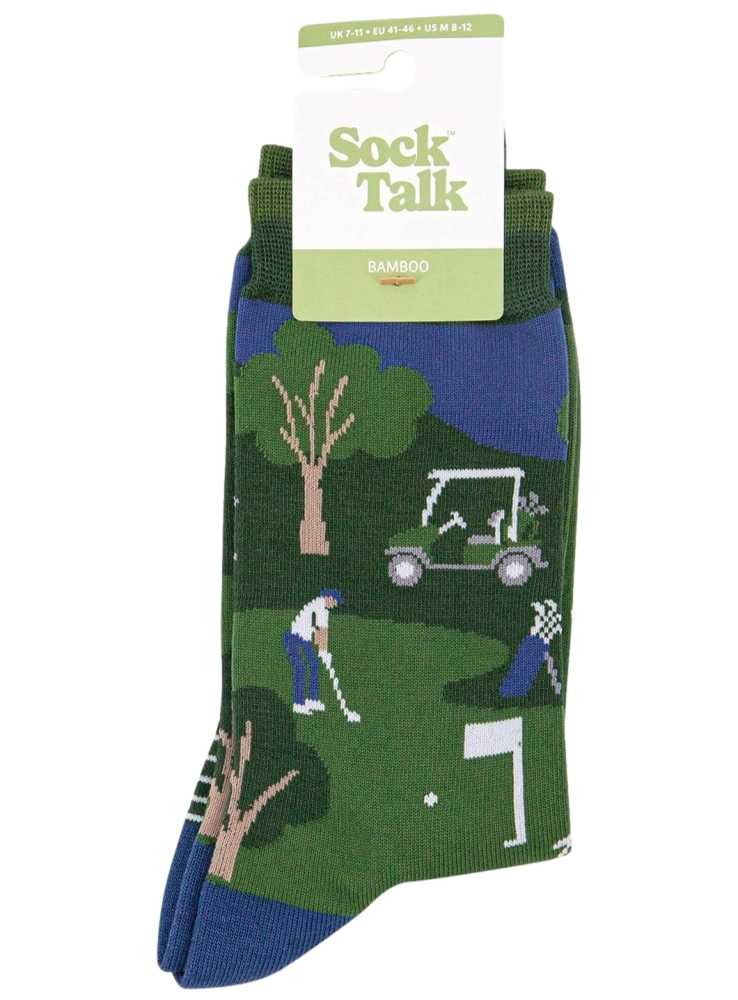 Bambustrumpor Golf, herr, från Sock Talk