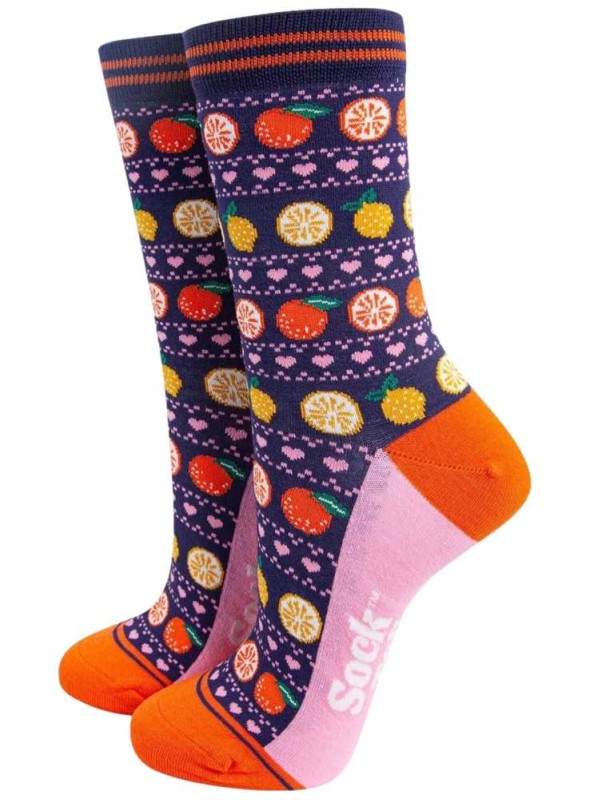 Bambusockor citrus, dam, från Sock Talk