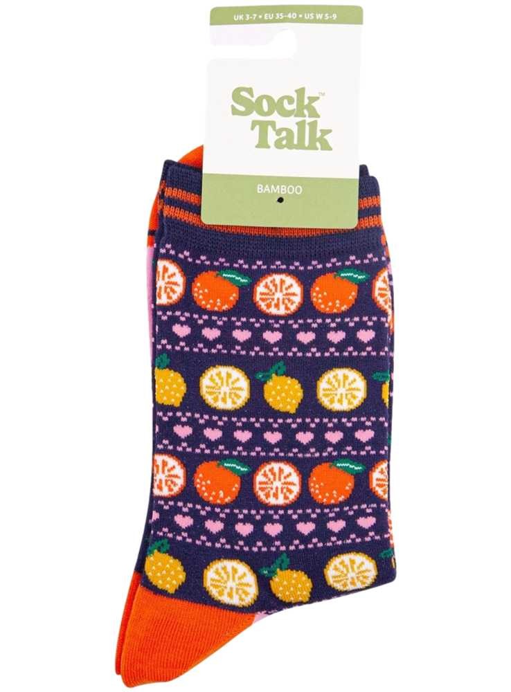 Bambusockor citrus, dam, från Sock Talk