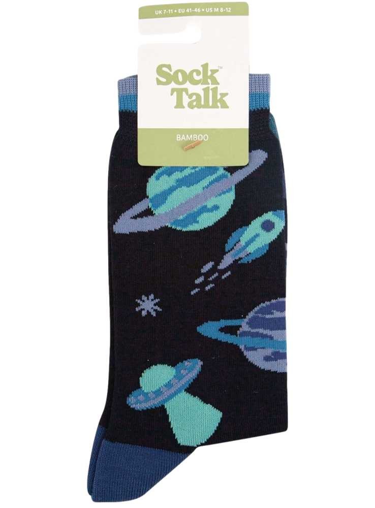 Bambustrumpor Space, herr, från Sock Talk