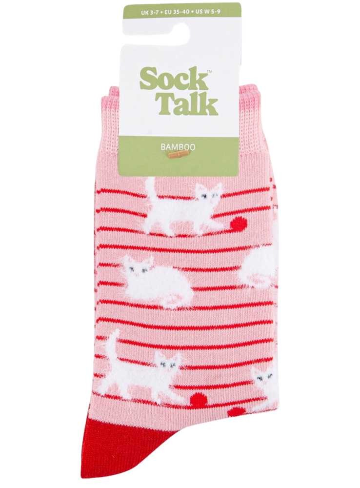 Bambusockor katter, dam, från Sock Talk