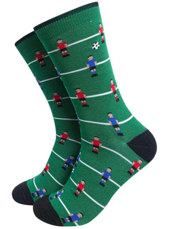 Bambustrumpor bordsfotboll, herr, från Sock Talk