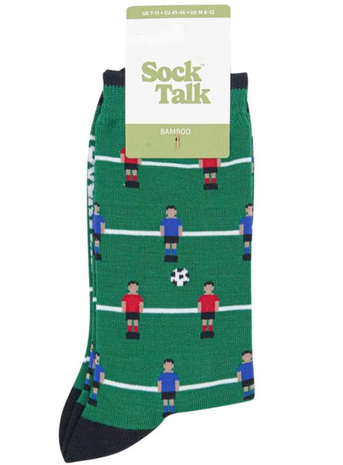 Bambustrumpor bordsfotboll, herr, från Sock Talk