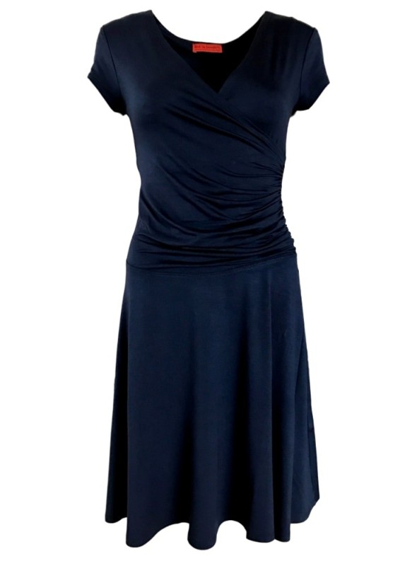 Dot & Doodle's trikåklänning marin