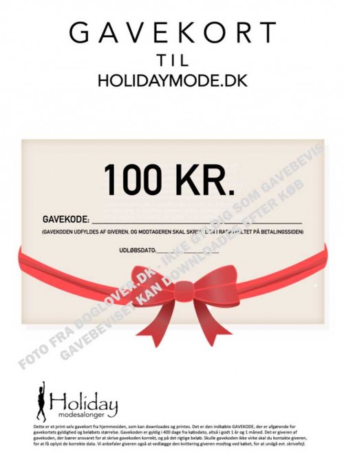 Gavekort 100 kr.