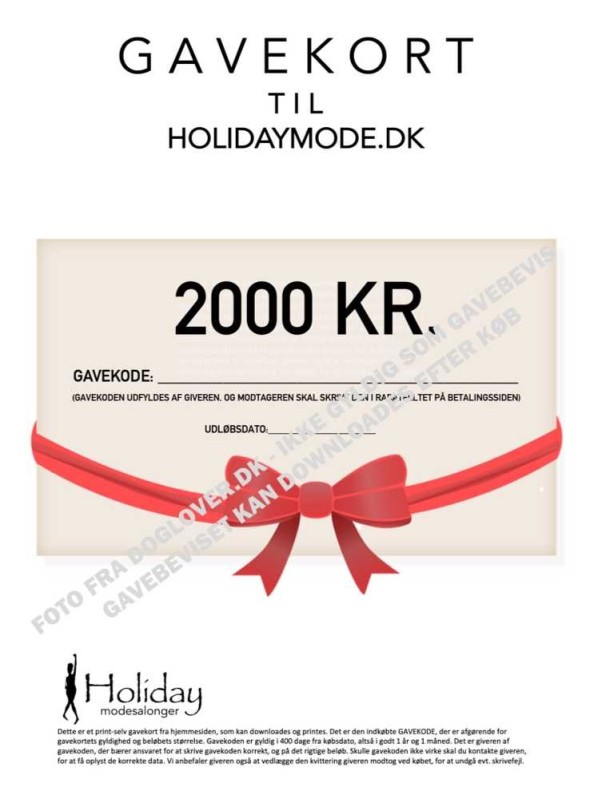 Gavekort 100 kr.