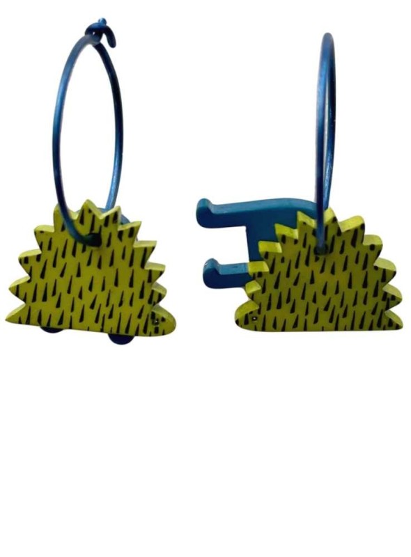 Örhängen lime igelkott