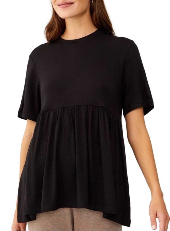 Topp med volang nedtill av bambu