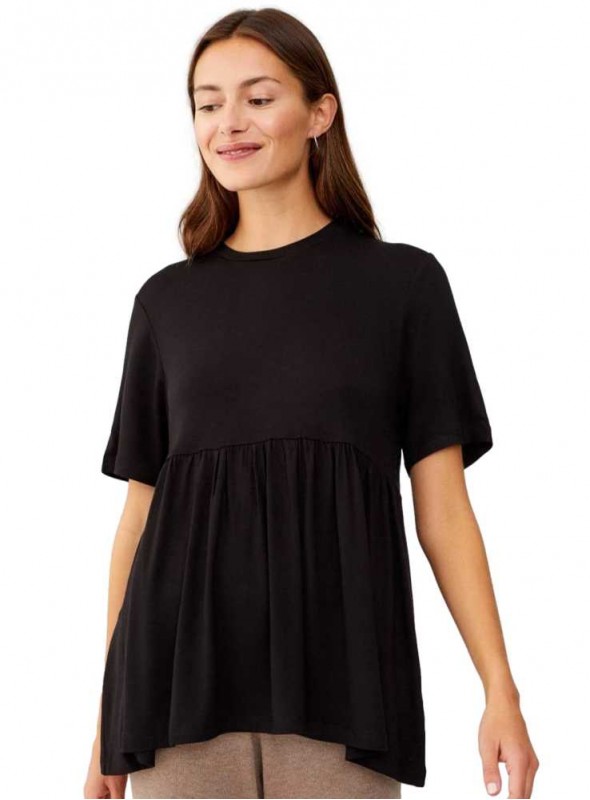 Topp med volang nedtill av bambu