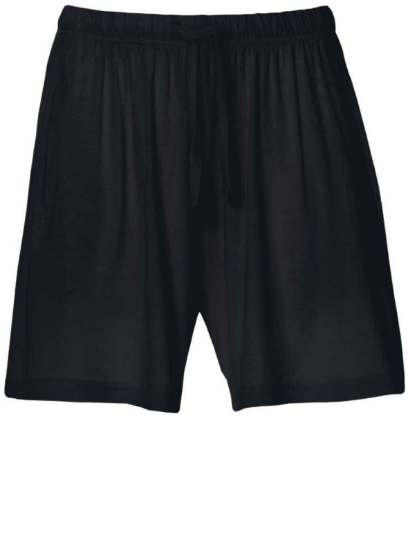 Trikåshorts av bambu svart