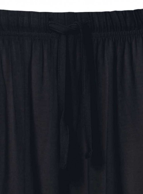 Trikåshorts av bambu svart