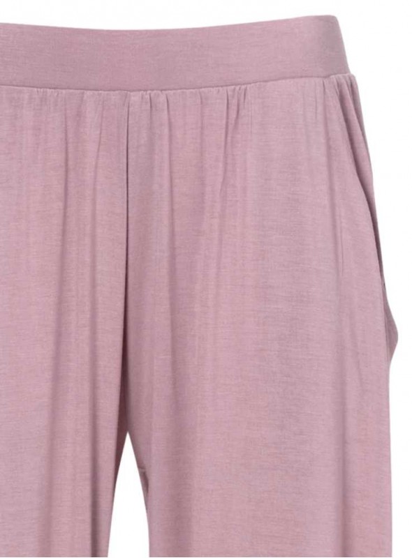 Bambu byxor, trikåbyxa rosa
