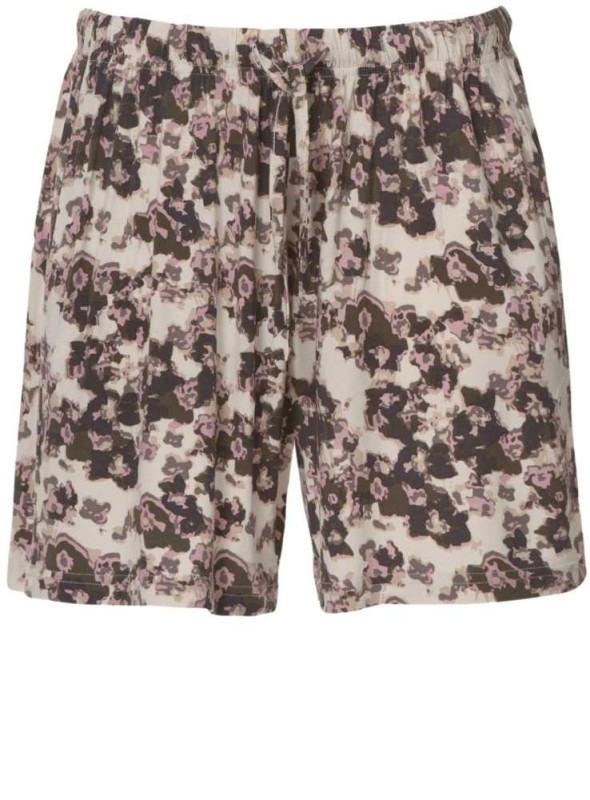 Trikåshorts av bambu mönstrad