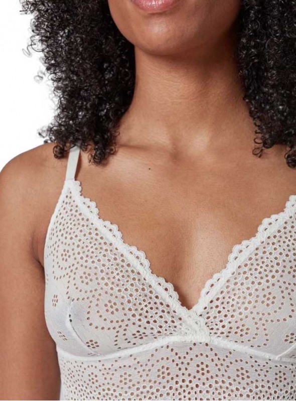 Bambu-spets-linne dam från Skiny