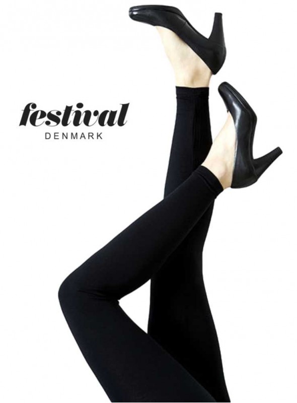 Leggings av bambu, svart