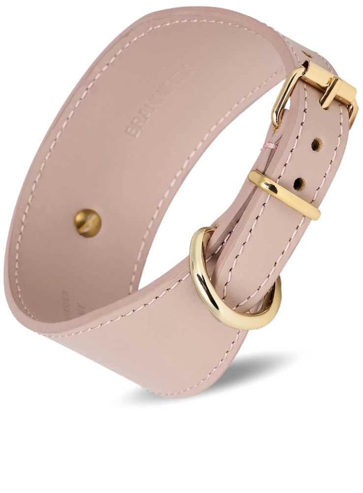 Halsband för vinthundar eller andra hundar med lång hals, rosa